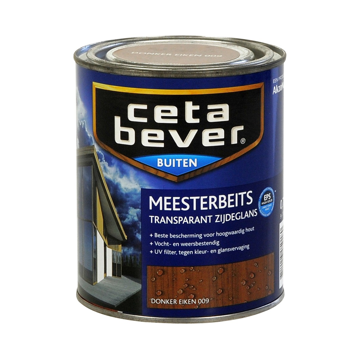 Ceta Bever Meesterbeits transparant Donkere eik zijdeglans 750 ml